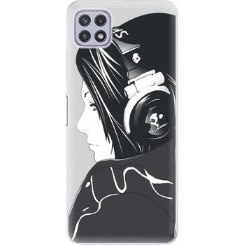 Odolné silikonové pouzdro iSaprio - Headphones - Samsung Galaxy A22 5G