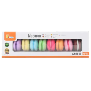 Dřevěná hračka VIGA Dřevěné makronky