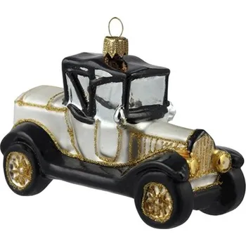 Vánoční ozdoba Vánoční ozdoba autíčko veterán stříbrný
