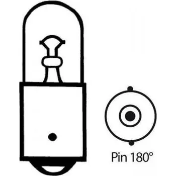 Autodoplněk Žárovka 12V4W, Ba9s, Pin 180° Ø=9x23mm