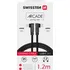 Datový kabel Swissten Arcade USB-C/USB-C 1,2 m černý