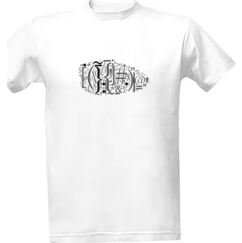 Tričko s potiskem Najdi středník pánské