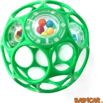 OBALL míček RATTLE 10cm Seafoam