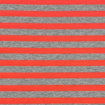 Úplet SP21005 růžový neon-šedá, melanž pruh, š.180