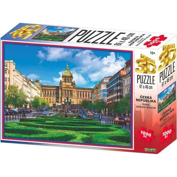 Puzzle Prime 3D Praha Národní muzeum 1000 dílků