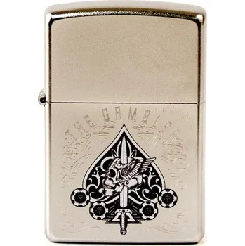 ZIPPO satin finish color "The Gambler/Skul" 60004134