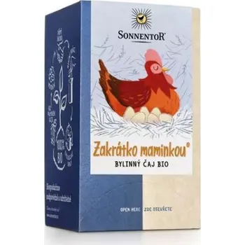 Nealkoholický nápoj BIO bylinný čaj, Sonnentor Bio Rarášci - Zakrátko maminkou, porcovaný, 20 sáčků