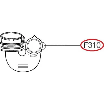 Originální hadice 4738FR2065A násypka - buben pro pračku LG
