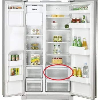 Příslušenství pro lednici Samsung DA97-06063A = DA97-06063B 1. šuplík z vrchu v pravé části chladničky pro americkou ledničku