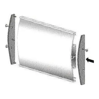 Nábytkové kování Strato bočnice ASTRATOTS3A7, Jmenovka A7 STRATO černá bal=25 párů L+P