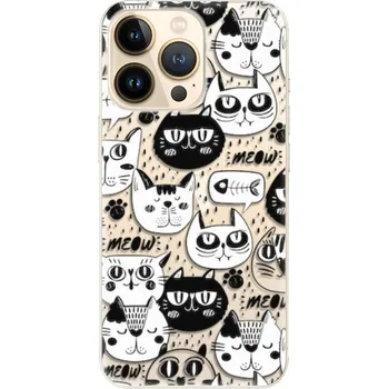 Odolné silikonové pouzdro iSaprio - Cat pattern 03 - iPhone 13 Pro