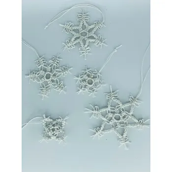 Vánoční dekorace BRIMOON Sada závěsných vánočních dekorací sněhové vločky