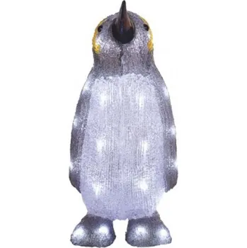 Vánoční světelná dekorace EMOS DCFC20 dekorace svítící tučňák 30 LED studená bílá