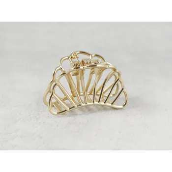 Kovový skřipec na vlasy Barva: zlatá