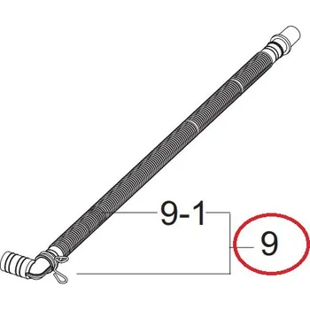 Originální vypouštěcí hadice DC97-20913B pro pračku Samsung