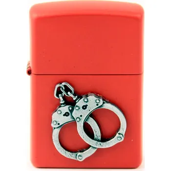 ZIPPO rot Emblem "Handcuffs/Handschellen" 2006319