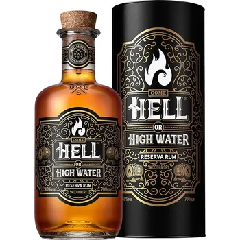Rum Hell or High Water Reserve (0,7l) v dárkové tubě