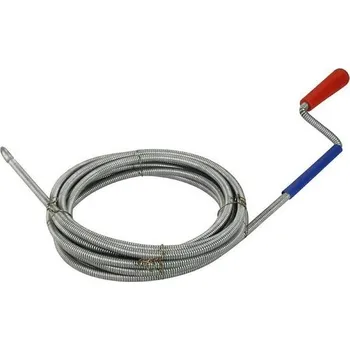 čistič potrubí Spirála na odpady 10 m x 12 mm kanalizační pero na odpady protahovací čistící