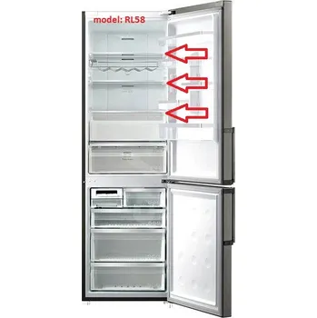 Kuchyňský spotřebič Samsung DA97-11387C 1. nebo 2. police skleněná z vrchu v chladničke pro kombinovanou lednici