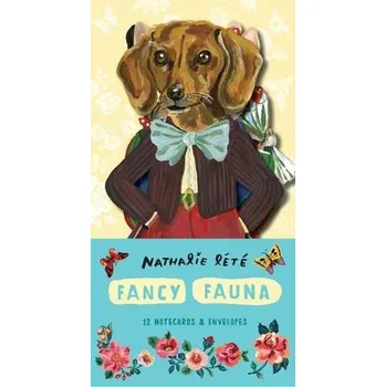 Cizojazyčná kniha Fancy Fauna: 12 Notecards & Envelopes