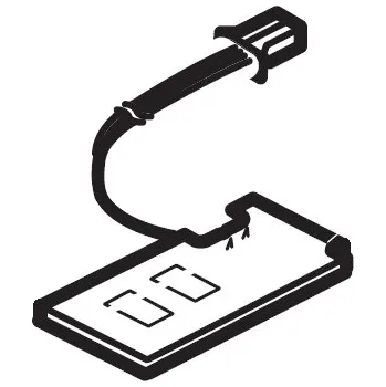 Příslušenství k šicímu stroji Elektronická deska LED osvětlení Pfaff 68011555