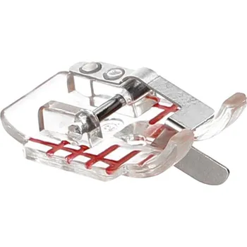 Příslušenství k šicímu stroji Husqvarna-Viking Patka se středovým vodičem průhledná pro Husqvarnu 412927446N