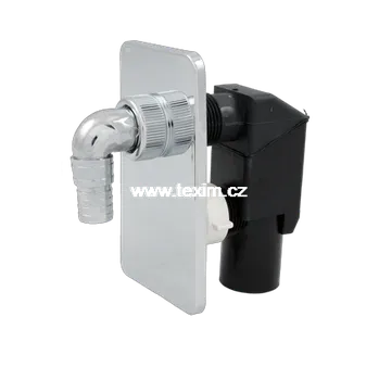 Sifon TEXIM Sifon pračkový podomítkový chrom 40/50