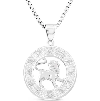 Řetízek biju Řetízek z chirurgické oceli + přívěsek znamení lev 3001398