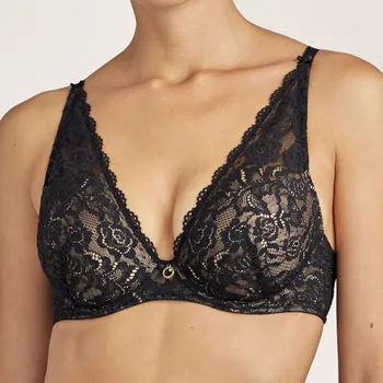 Podprsenka Aubade - Rosessence podprsenka triangle vyztužená black 70D HK81