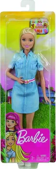 Panenka MATTEL Barbie Dreamhouse Adventures Džínové šaty