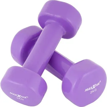 MAXXIVA Sada vinylových činek 2 x 2 kg, fialové