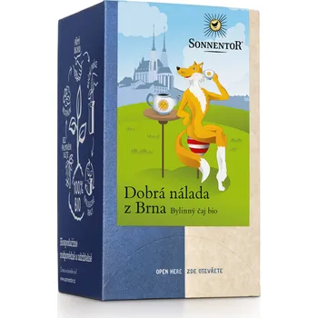 Horký nápoj Sonnentor Dobrá nálada z Brna bio 27g porc.dvoukomorový