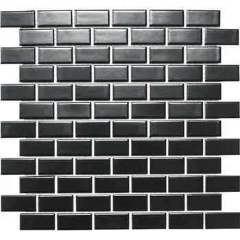 Obklad Keramická mozaika CBR 04BM ČERNÁ 30x30 cm