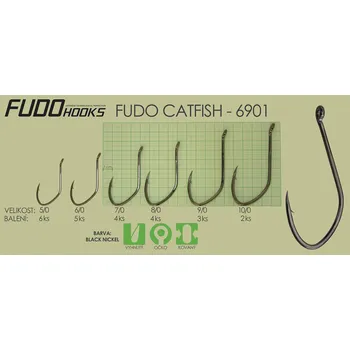 Rybářský háček Fudo Catfish 10/0 (bal.2ks)