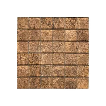 Obklad Skleněná mozaika Bärwolf hnědá 30x30 cm