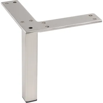 Nábytek Strong Nábytková nožka hranatá bez rektifikace 30 x 126 nikl satén
