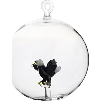Skleněná baňka s orlem