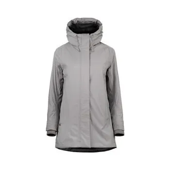 Dámská casual bunda WOOX KIRKJA elephant skin vel.40; Šedá bunda + DÁREK DLE VÝBĚRU!