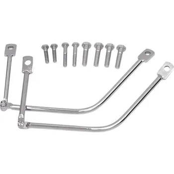 Zavazadlo na motocykl Podpěry brašen Saddlemen Quick-Disconnect Saddlebag Support Bracket Kit pro motocykly Harley Davidson 00‑17 FXST/FLST (except FXSTD)