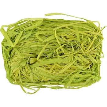 Stuha Přírodní lýko RAPHIA pistácie