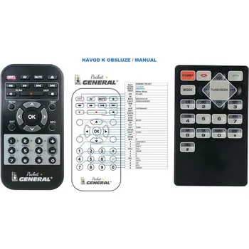 Dálkový ovladač General CALIBER RMD020BT - náhradní dálkový ovladač