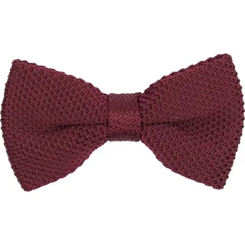 Motýlek Bubibubi Vínový pletený motýlek Burgundy