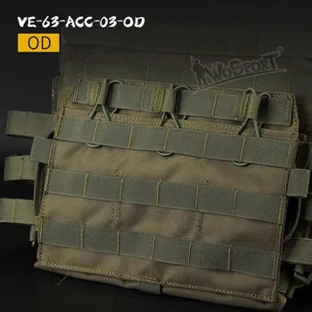 Airsoft Wosport Přední platforma se sumkami pro JPC vestu 2.0 - zelená