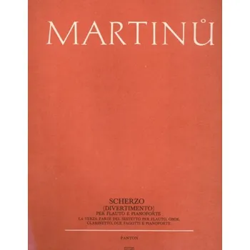 Scherzo (Divertimento) pro flétnu a klavír od Bohuslav Martinů