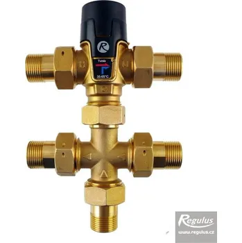 Ventil Ventil termostatický směšovací TVmix G 3/4“ M, ZV,CV (Nastavitelné knoflíkem se zpětnými ventily a sadou pro připojení cirkulace)