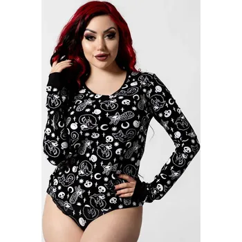 Dámské pyžamo tričko - Purr Off - KILLSTAR - KSRA004591