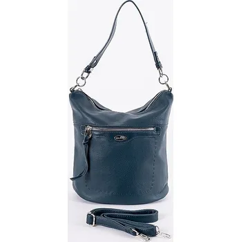 Tmavě tyrkysová kabelka na rameno i crossbody David Jones 6603-2