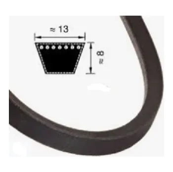 Sekačka Klinový řemen Castelgarden XD140, XD140HD, TC15,5/98H-A , Stiga -Tornado 3098/ 2098H, Alpina BT98 (12,7 x 2006,6) - pohon nožé KEVLAR