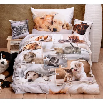 Povlečení Dětské povlečení MAZLÍČCI- polštářek 40x40cm