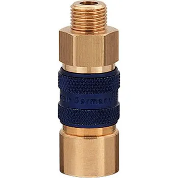 Příslušenství pro vzduchotechniku ESMK 18 ABL (rychlospojka Mini G1/8" vnější, DN5, mosaz, modrá)